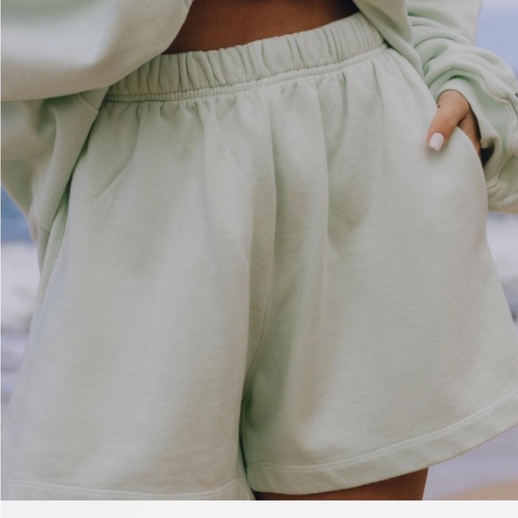 Daily Drills Surf Mint Green Sweat shorts XS/s New - Picture 1 of 4